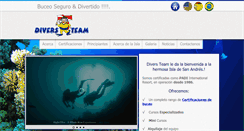 Desktop Screenshot of diversteam.net
