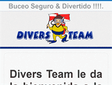Tablet Screenshot of diversteam.net